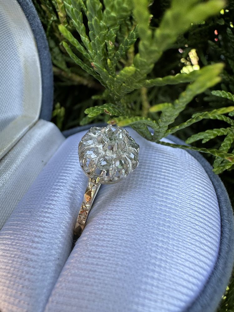 Inel aur si diamante