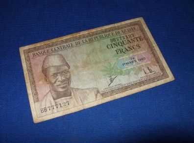100 гвинейски франка 1960