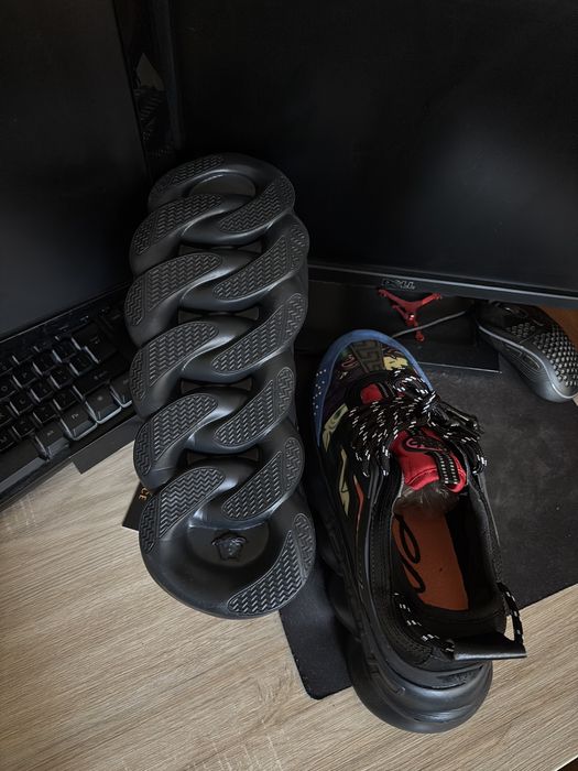 Versace Chain Reaction negru multicolor