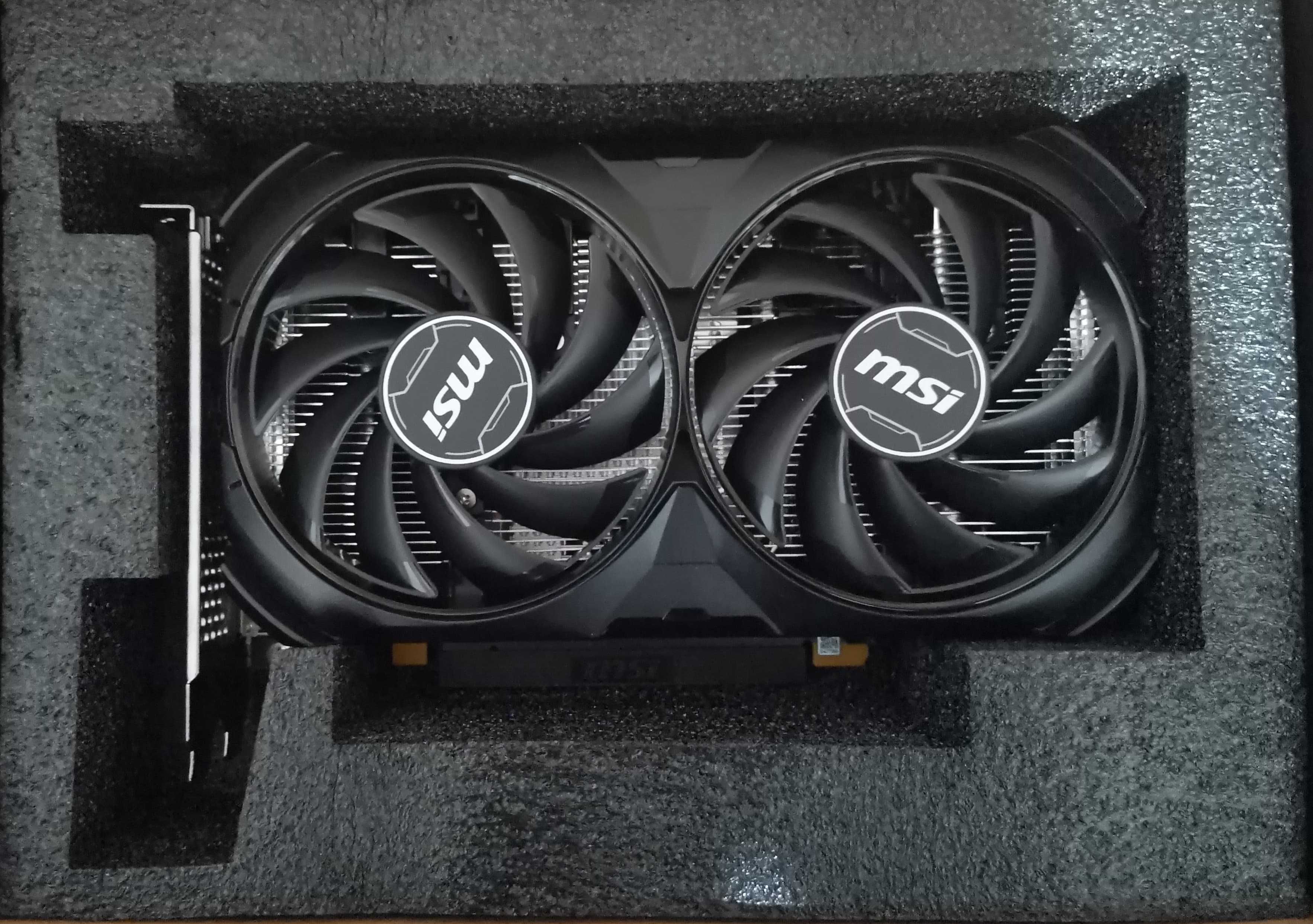 Placa video MSI GeForce RTX 4060 VENTUS 2X BLACK OC 8GB