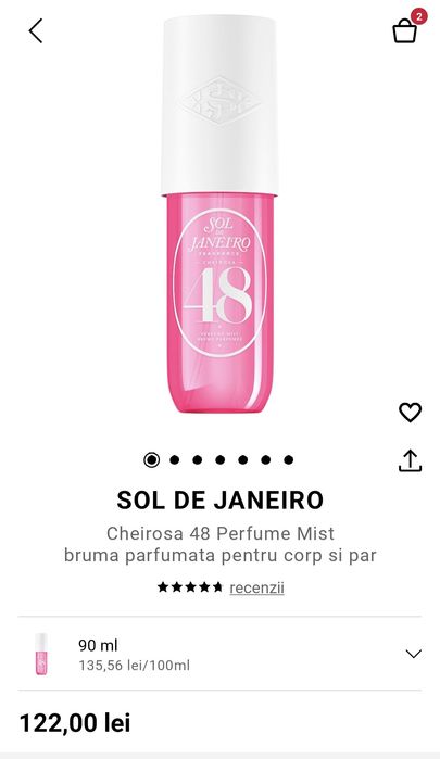 Sol de Janeiro spray de corp Cheirosa 48 Sephora