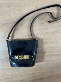 Moschino малка лачена чанта