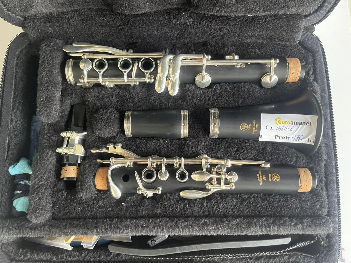 Clarinet Yamaha YCL-255S cu sistem Boehm -A-
