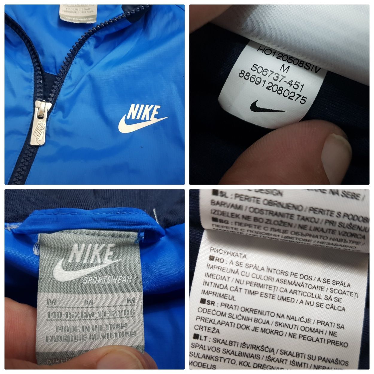 Geaca NIKE Sportswear de iarna ptr copii nr 140 - 152 sau M, 10-13 ani