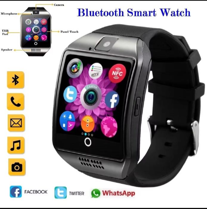 Smartwatch performant nou sigilat cu slot card, SIM cu ecran curbat
