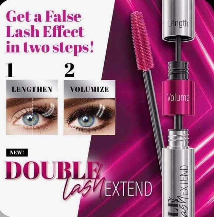 Mascara Double Lash Extend Farmasi