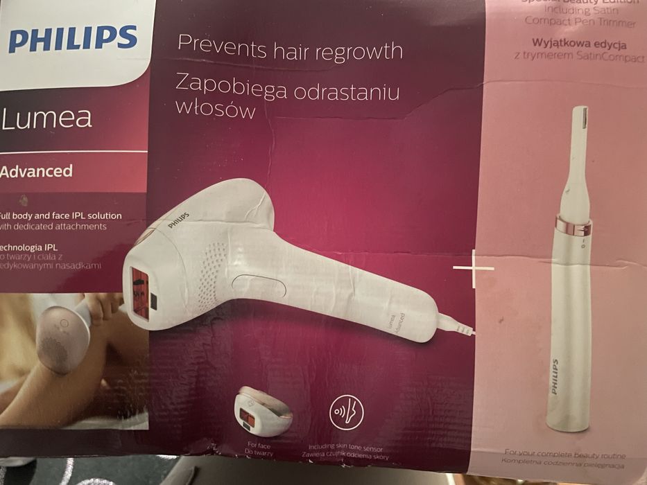 Фотоепилатор IPL Philips Lumea Advanced SC1997/00, за лице и тяло