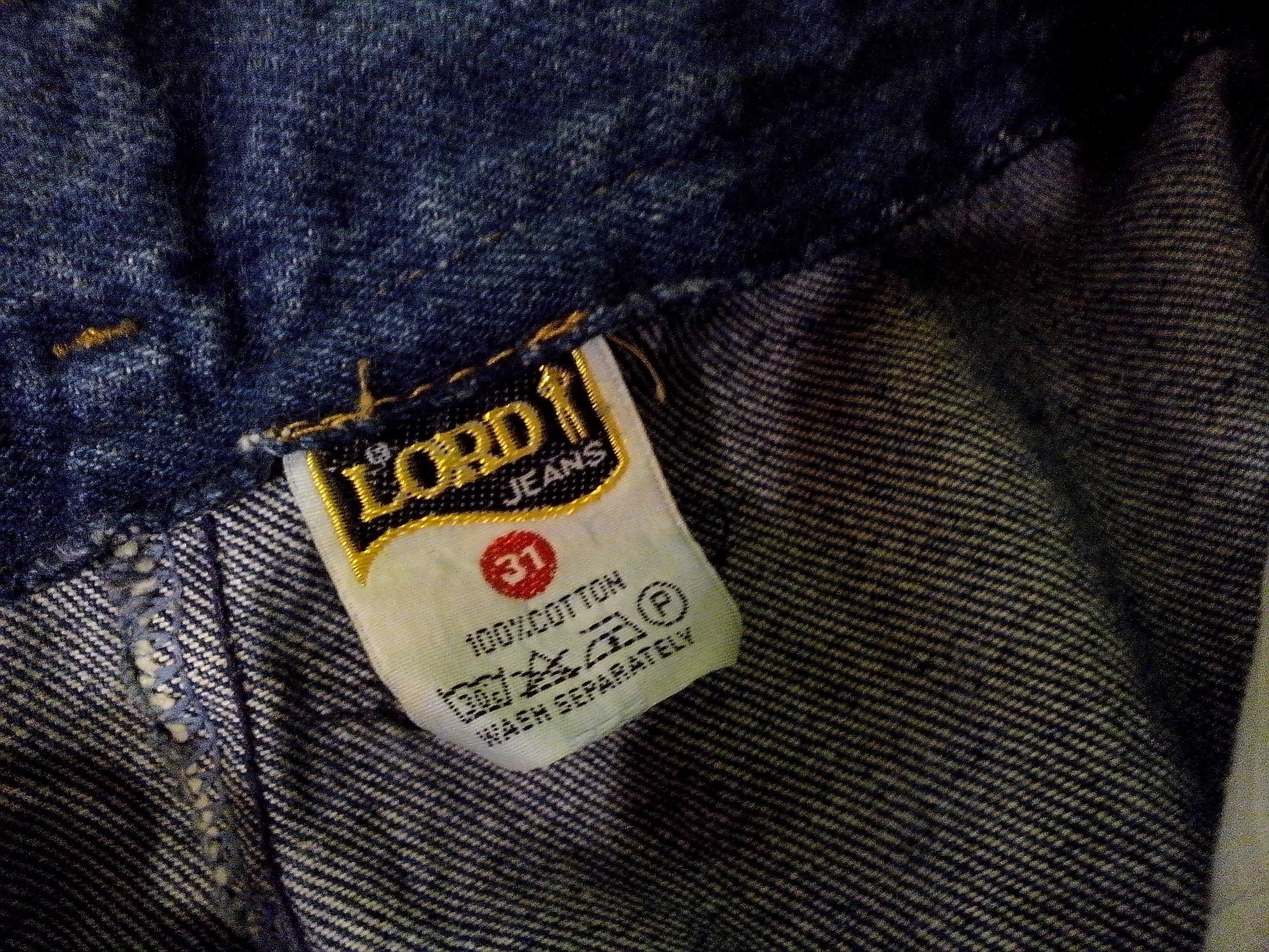 pantaloni blue jeans,31,marca Lord,talie inalta,retro,vintage