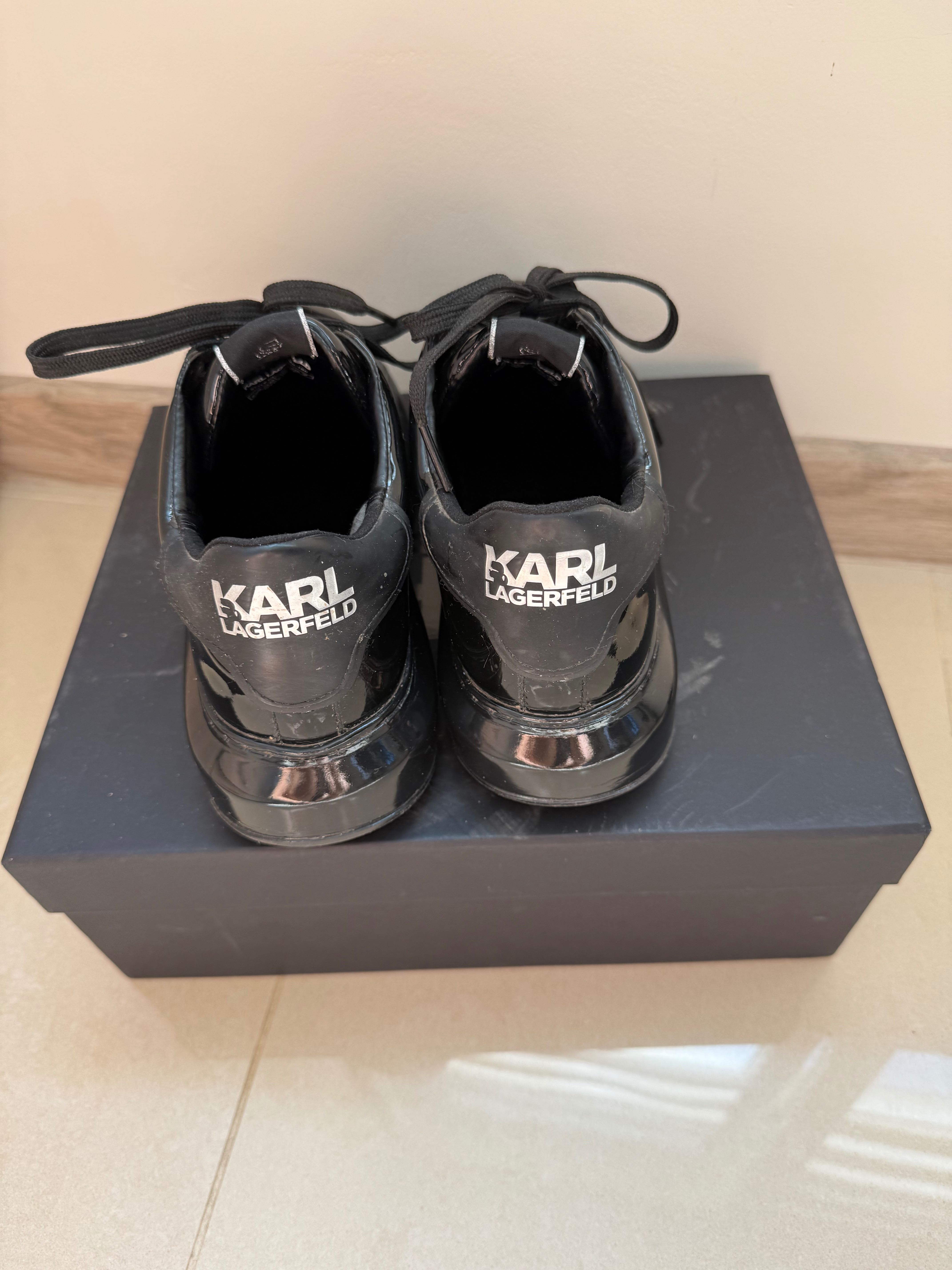 Karl Lagerfeld KAPRI кожени маратонки 38 номер
