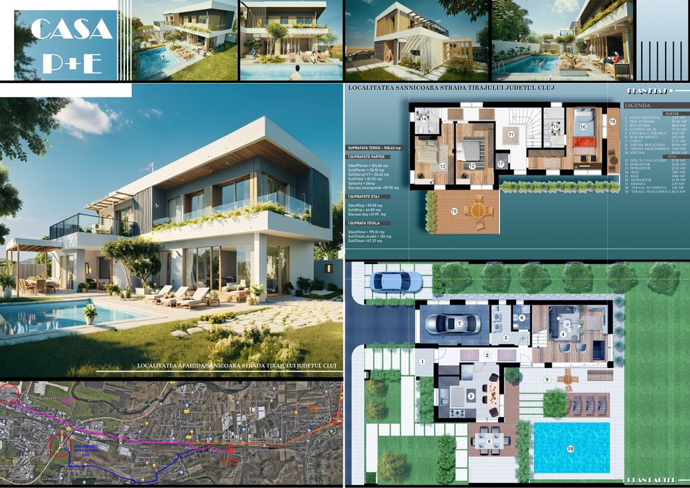 Vila Exclusiva cu Piscina si gradina,Ansamblu Premium certificat NZEB