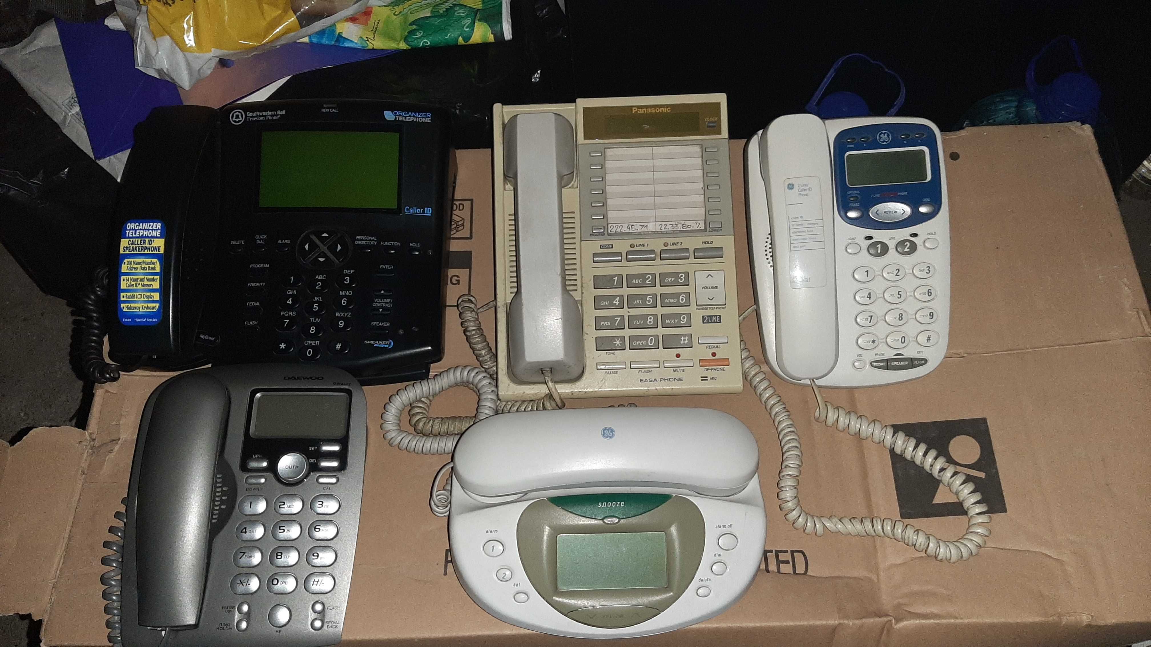 Panasonic tel.centrala pt multe linii+fax Olivetti+5 telefoane fixe