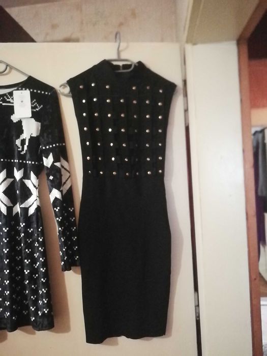 Дамска черна рокля