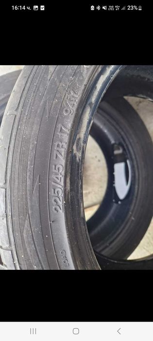 Продавам летни гуми 17-ски
