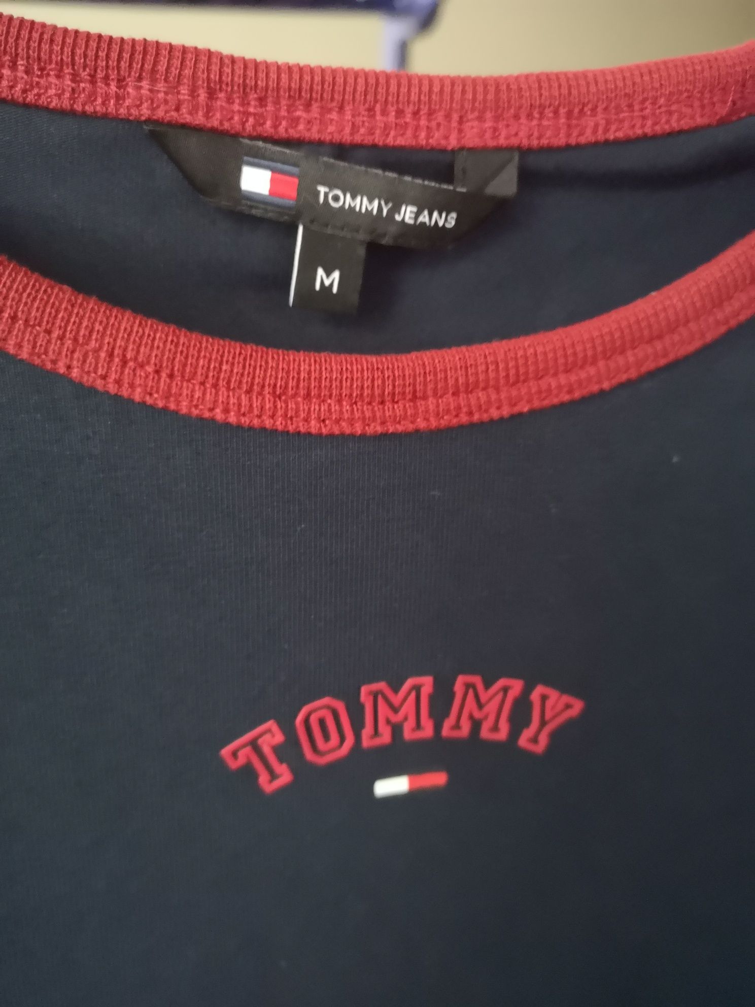 Тениска с лога Tommy Jeans/TommyHilfiger/H&M/Zara/Pinko/PatriziaPepe