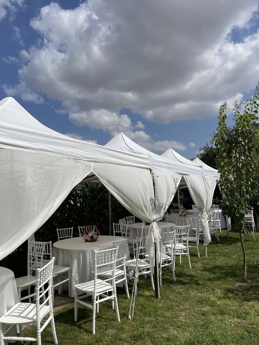 Paviliaone si cort Evenimnete ,Decor invelit mireasa ,panou