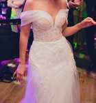 Vand Rochie mireasa cu corset reglabil S/M