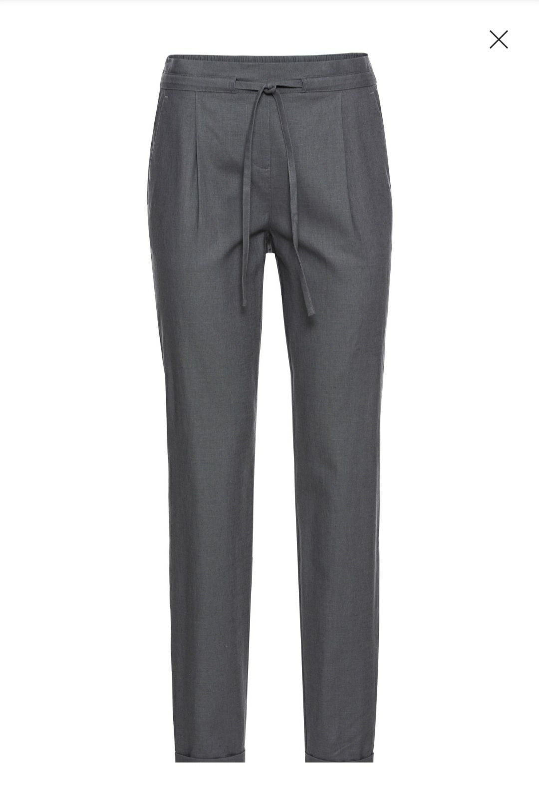 Pantaloni din in Germania,noi,gri petrol ,superbi M