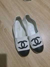Pantofi Chanel alb- negru