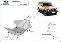 Scut metalic pentru motor Lada Niva 1995-prezent - otel 2,5mm