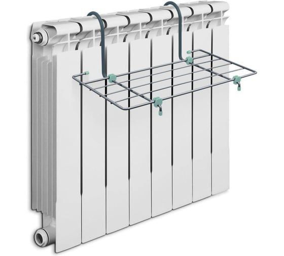 Сушилка для белья на батарею Nika СБ5-45 серый НИКА-СБ5-45/СЕРЫЙ