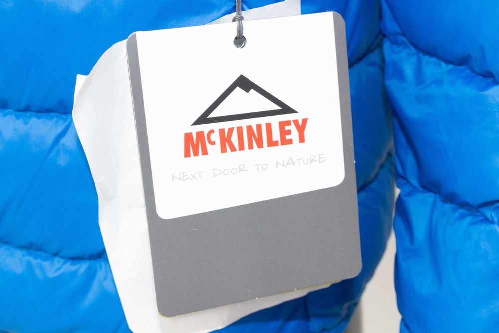 McKinley ново оригинално мъжко пухено яке синьо пълнеж 90% пух 52/L