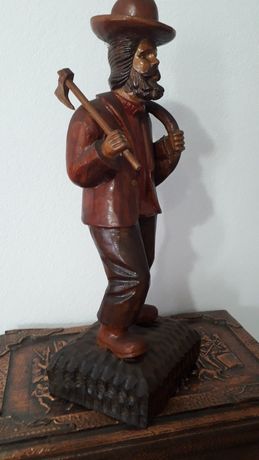 Sculptura taietor de lemne 30 cm