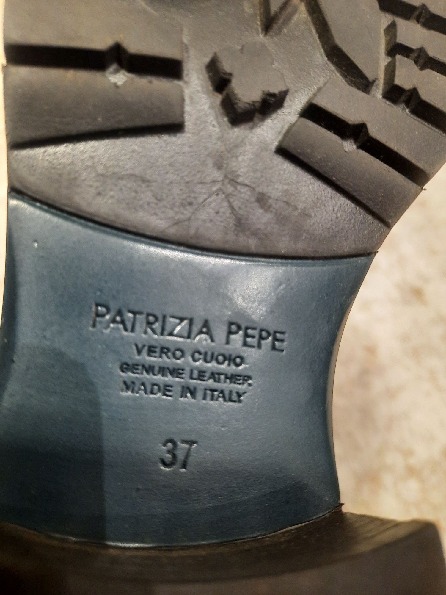 Дамски черни ботуши  Patrizia Pepe