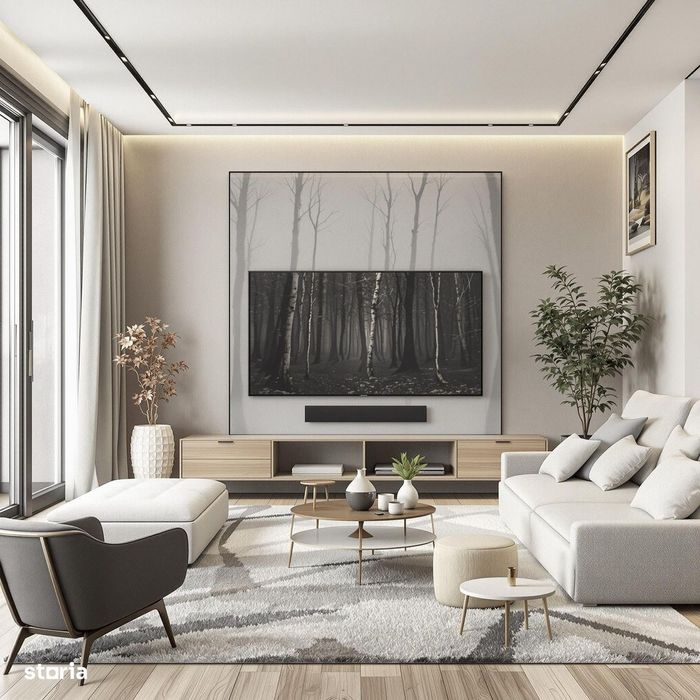 Apartament spatios cu 3 camere si curte proprie, bloc nou, Sector 5