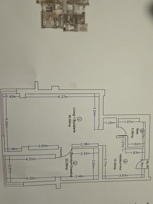 Inchiriez ap 83,73 mp utili , ideal pt birouri, salon sau locuinta