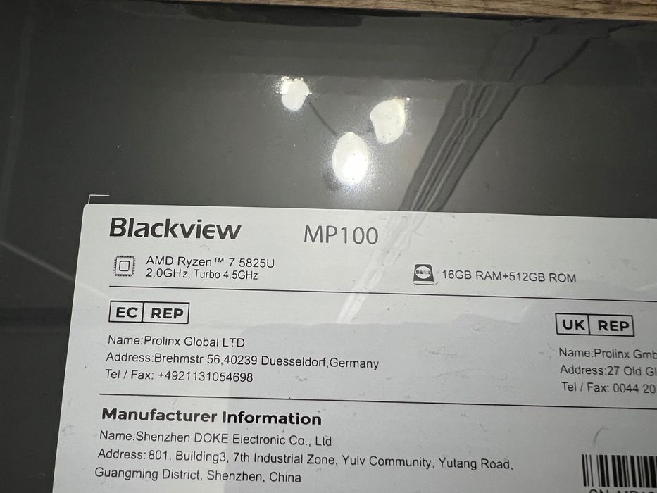 Mini PC Blackview MP100