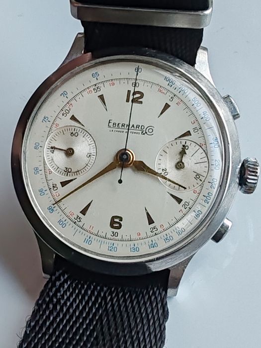 Ceas Eberhard&Co Chronograph Monopulsant Jumbo 40 mm Anii'40