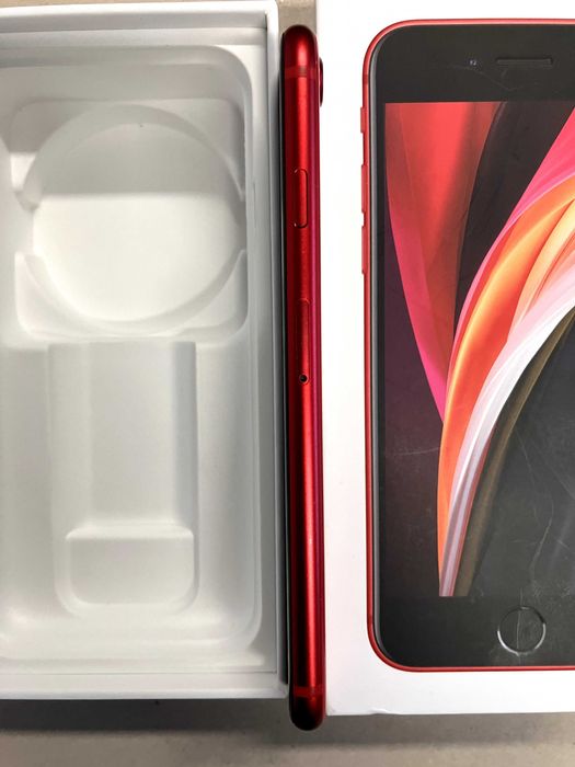iPhone SE 2020 128kB (RED) | stare impecabilă | huse noi cadou