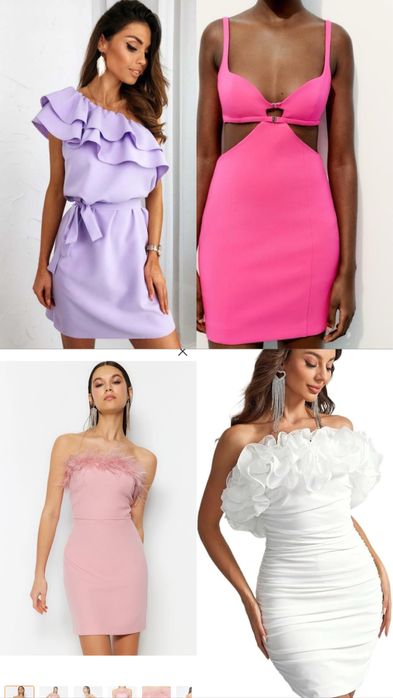 Дамски рокли (Zara, Bershka, Trendyol)