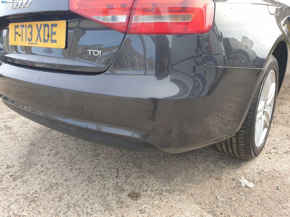 Bara Spoiler Spate cu Locas Senzori Parcare cu Imperfectiune Audi A4 B8 B8.5 Berlina Sedan FL Facelift 2012 - 2015 Culoare LZ7L [K1402]