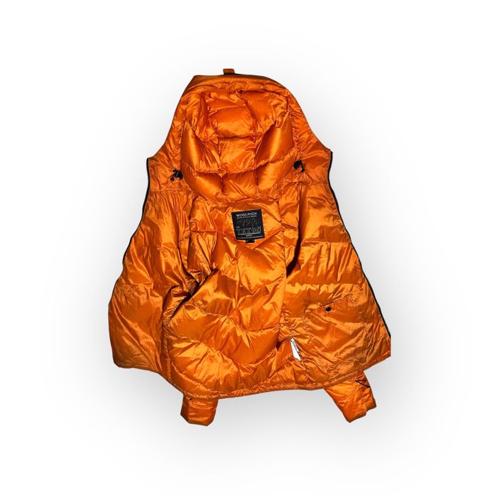 Geaca Woolrich Ultralight puf barbateasca marimea S