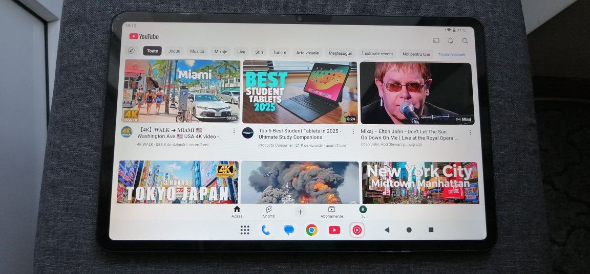 Tableta 12 inch, octacore, Dual SIM, 20 GB RAM (8+12), 256 ROM, Andr14
