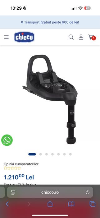 Baza isofix Chicco