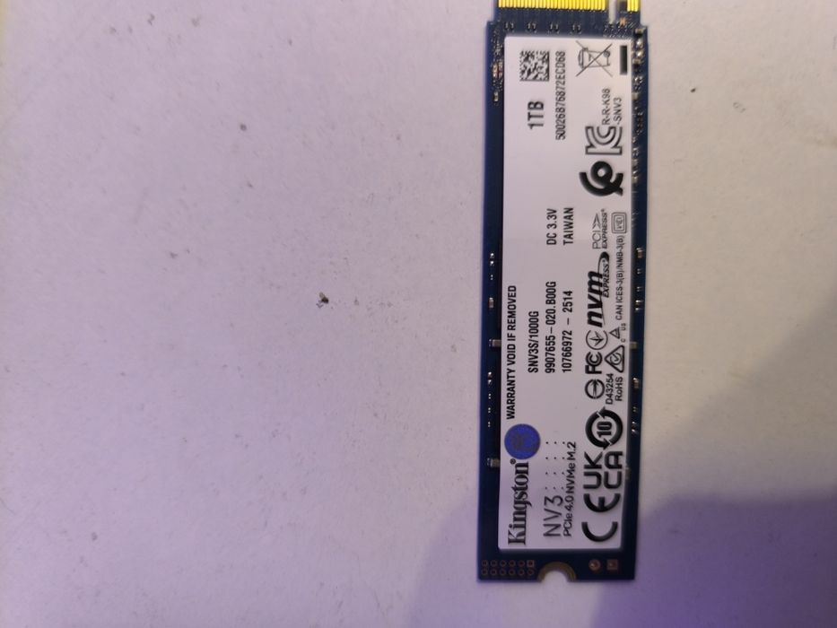 Продам М.2 ссд NVMe PCIe 4.0 1ТВ