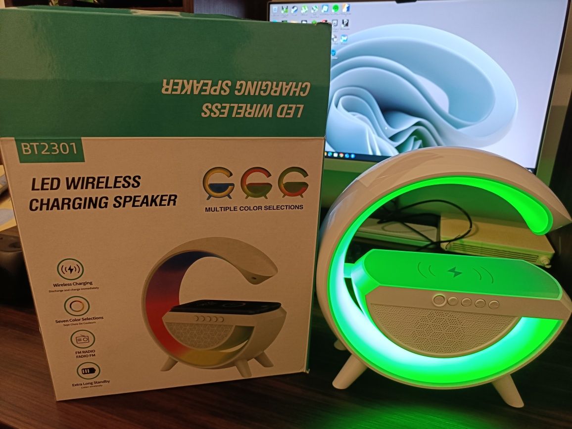 Lampa led wireless charging