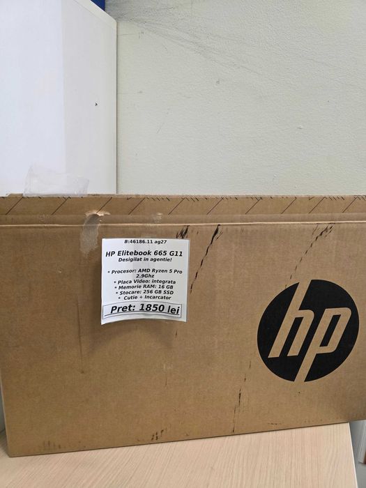 HP Elitebook 665 G11 AMD Ryzen 5 Pro desigilat! (ECA27 b.46186)
