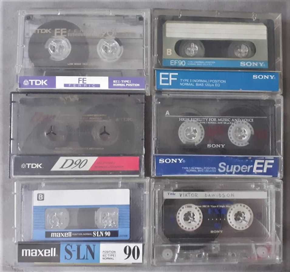 Аудиокассеты BASF, TDK, LG, Maxell, Watson, Sony с записью. Пластинки.
