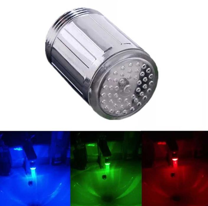 насадки на кран(светодиодная подсветка)