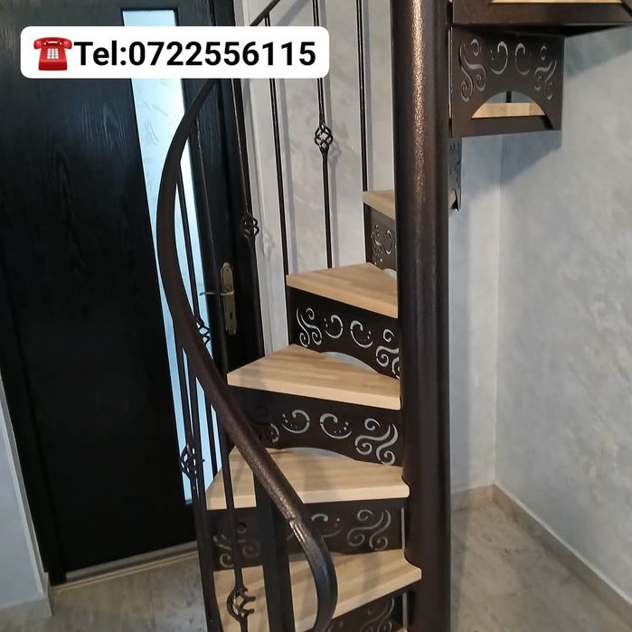 Realizăm la comandă: Scări Spirală