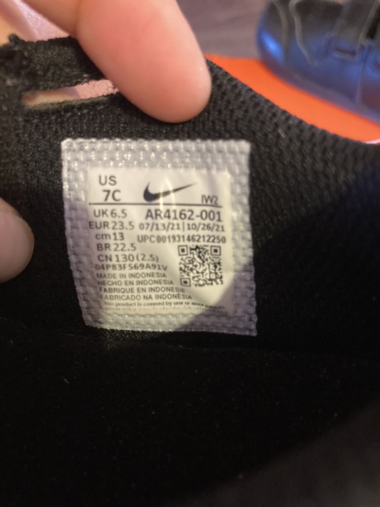 Adidasi Nike Pico negri, unisex, marime 23,5