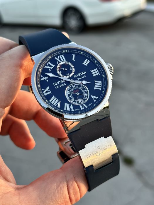 Ulysse Nardin Marine Blue Dial rubber