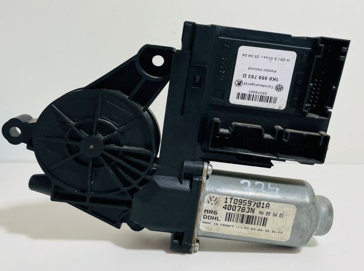 Motoras macara  geam stanga fata + modul 1T0959701A/1K0959793D Volksw
