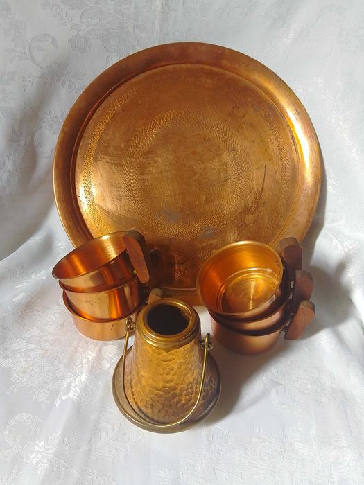 Меден Сервиз за - Кафе , Вино, Ракия - 8 части