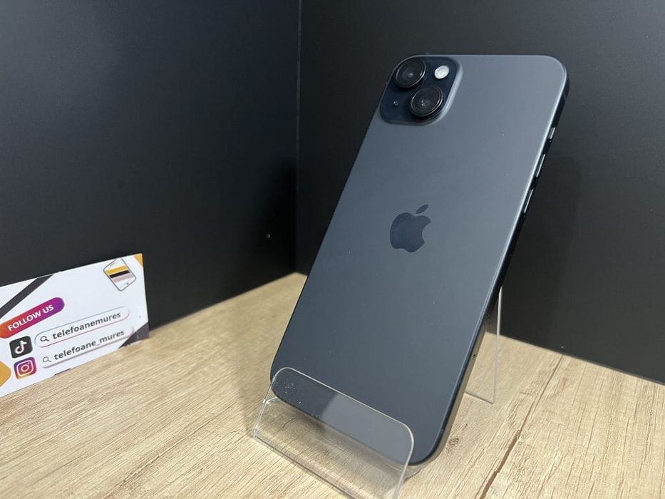 Iphone 15 Plus 128Gb Black 3 ani garanție, Telefoane Mureș