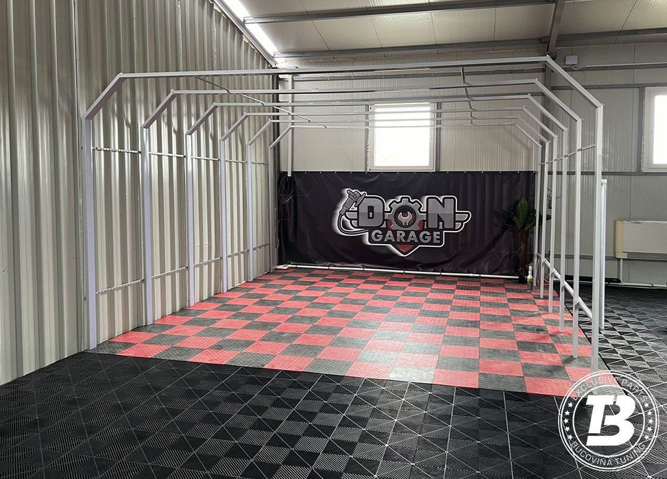 Pardoseala Modulara pentru Garaj Service Detailing