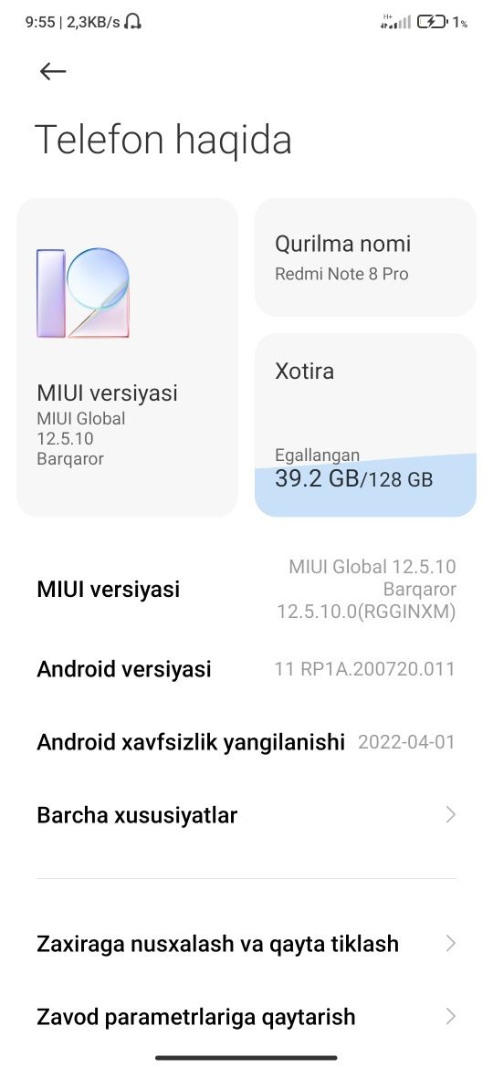 Redmi note 8 pro